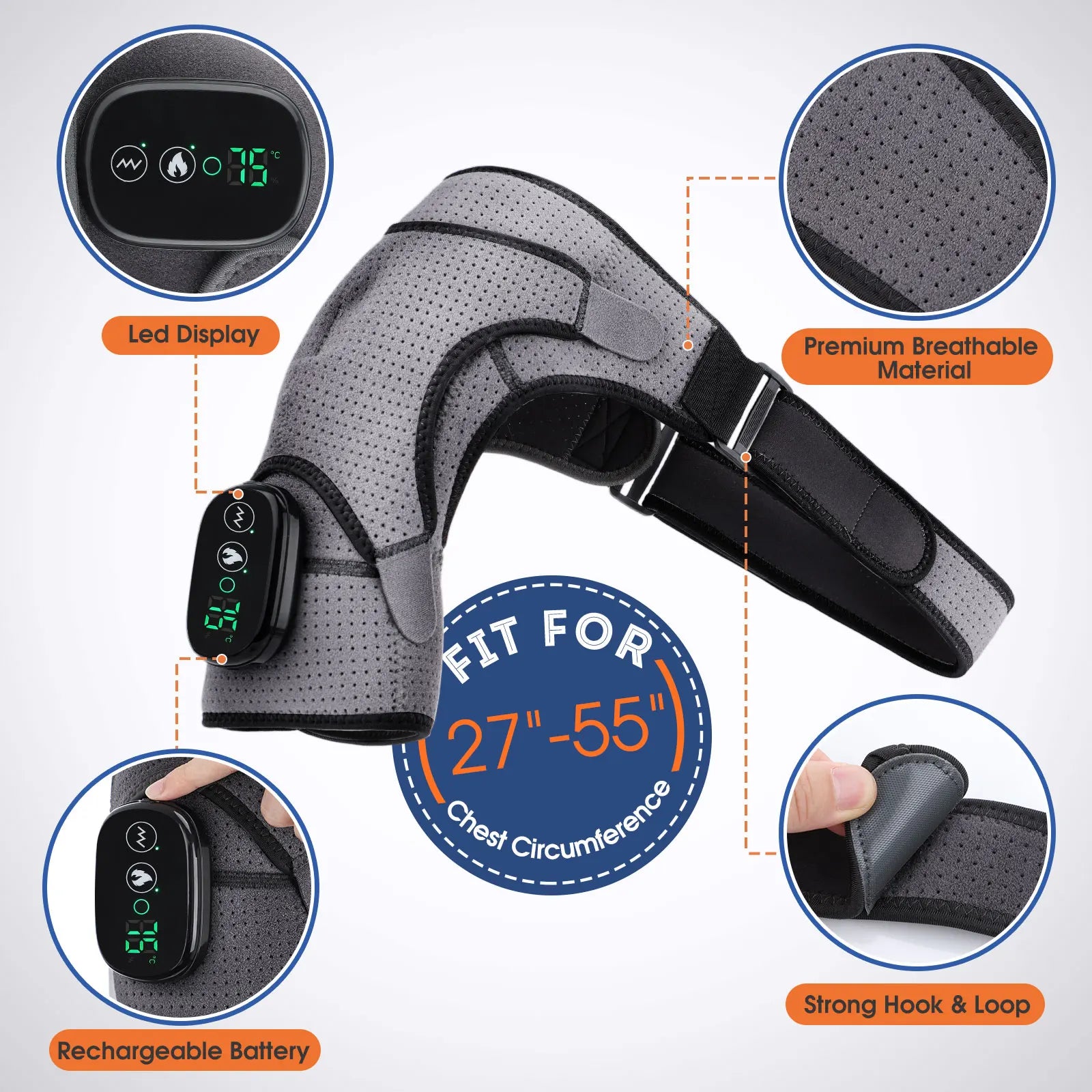 Infrared Red Light Therapy Shoulder Brace