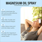 Pure Magnesium Oil Spray (Fast-absorbing relief for muscles, sleep & relaxation)